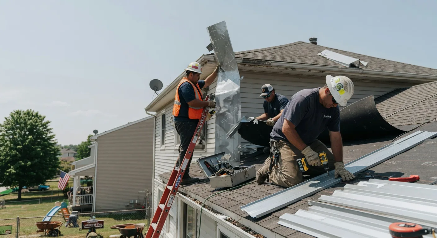 Storm Damage Metal Roof Repair in Palenville, NY